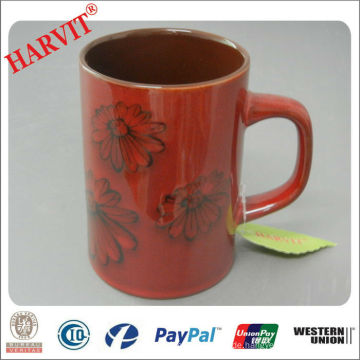 Life-like Chrysantheme Keramik Reactive Glaze Becher